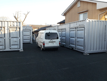 レンタル収納スペース 甲府バイパス中小河原ヤード コンテナ画像