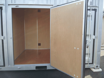 レンタル収納スペース 甲府バイパス中小河原ヤード コンテナパッキン画像