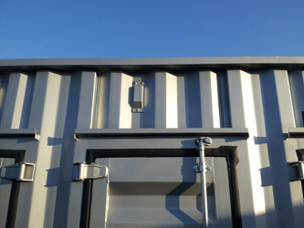 レンタル収納スペース 甲府バイパス中小河原ヤード コンテナ外観画像